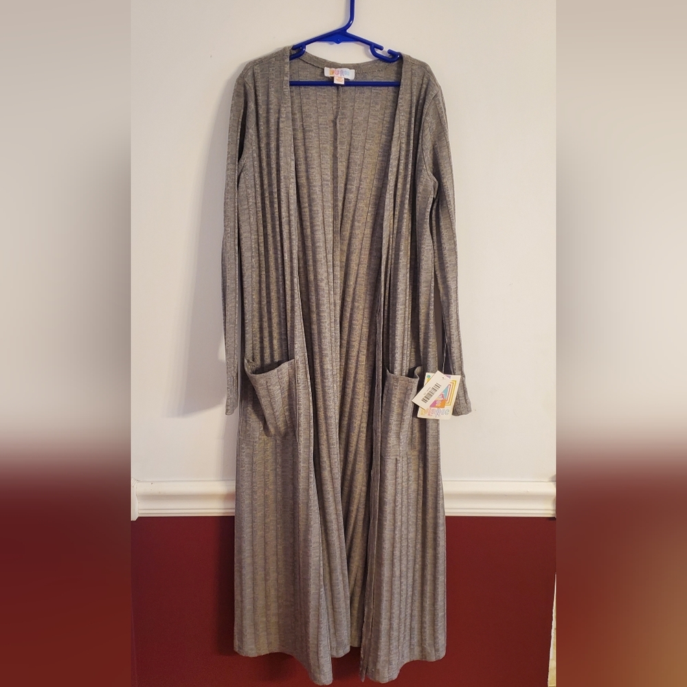Gray lularoe Sarah XS, brand new with tags.